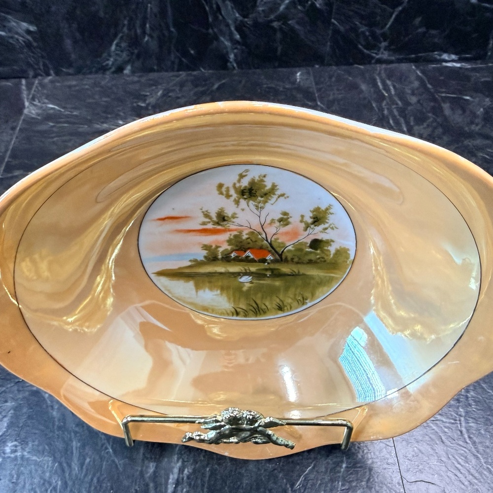 Decorative Bowl w/Stand - Picture 5 of 16